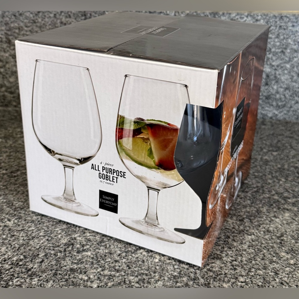 All Purpose Goblet Set - Clear